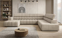 Designer Sofa Aurora Maxi mat elektrëscher Sëtzerweiderung