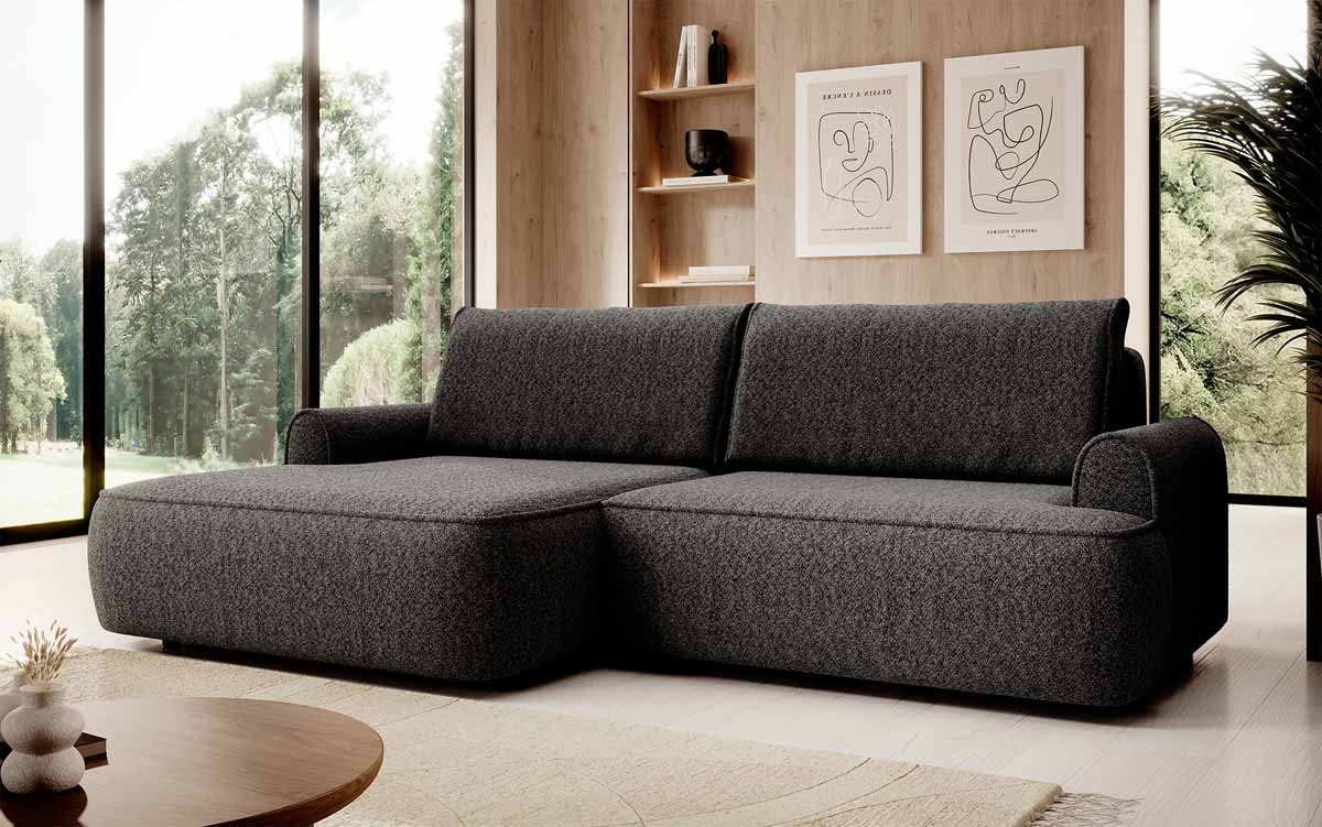 Designer Sofa Onelio mit Stauraum und Schlaffunktion