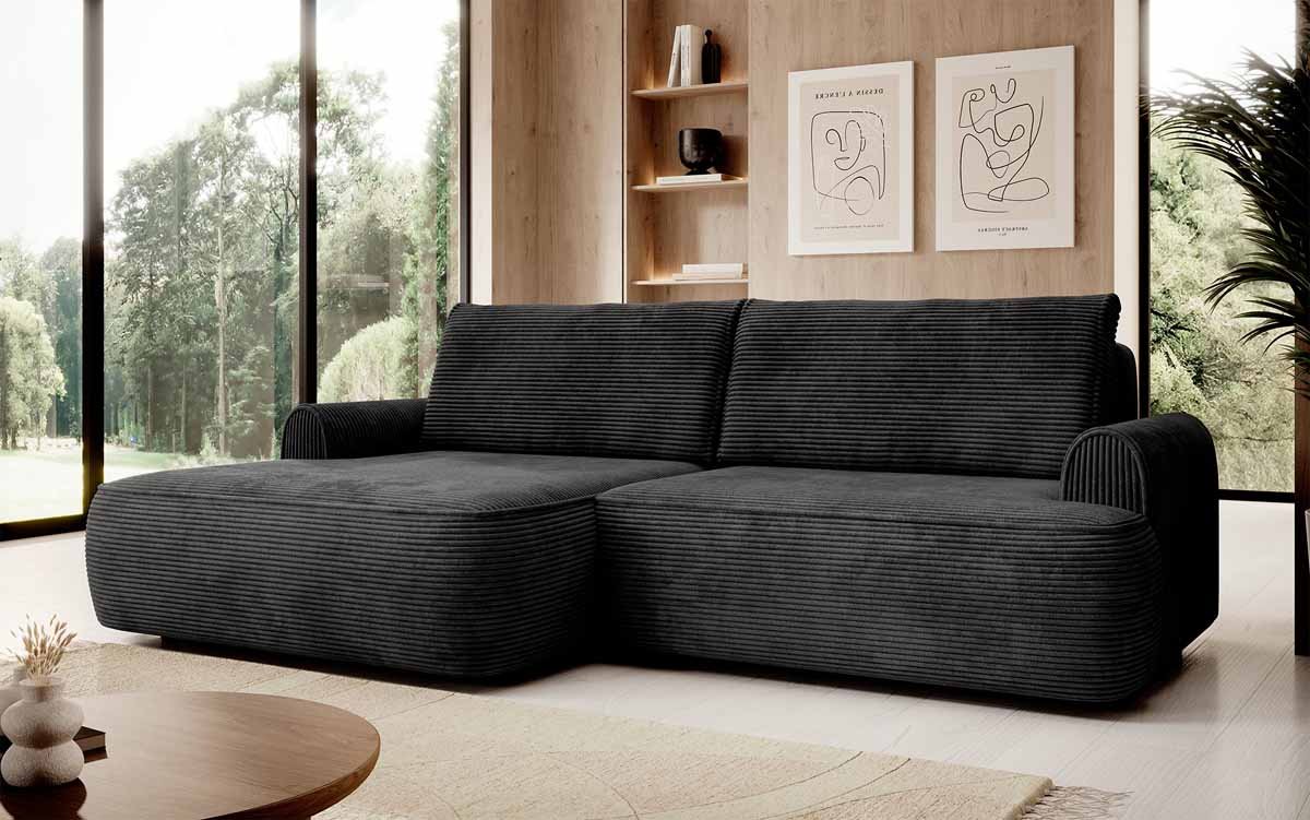 Designer Sofa Onelio mit Stauraum und Schlaffunktion