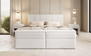 Aurelia Bouclé Box Spring Bed with Storage