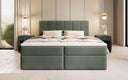 Aurelia Bouclé Box Spring Bed with Storage