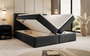 Aurelia Bouclé Box Spring Bed with Storage
