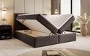 Aurelia Bouclé Box Spring Bed with Storage