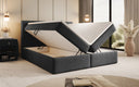 Aurelia Bouclé Box Spring Bed with Storage