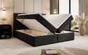 Aurelia Fabric Boxspring Bed with Storage