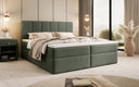 Aurelia Bouclé Box Spring Bed with Storage