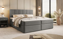 Aurelia Fabric Boxspring Bed with Storage