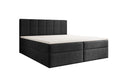 Aurelia Bouclé Box Spring Bed with Storage