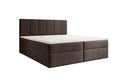 Aurelia Bouclé Box Spring Bed with Storage