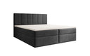 Aurelia Bouclé Box Spring Bed with Storage