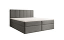 Aurelia Fabric Boxspring Bed with Storage
