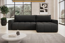 Canapé d’angle design Venezia avec fonction couchage et espace de rangement