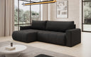 Canapé d’angle design Venezia avec fonction couchage et espace de rangement