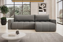 Canapé d’angle design Venezia avec fonction couchage et espace de rangement