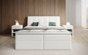 Boxspringbett Amalia Bouclé mit Stauraum