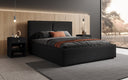 Designer Polsterbett Elara in Stoff mit Stauraum