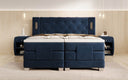 Livano Velvet Electrically Adjustable Box Spring Bed with LED
