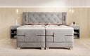 Livano Velvet Electrically Adjustable Box Spring Bed with LED