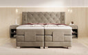 Livano Velvet Electrically Adjustable Box Spring Bed with LED