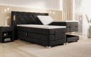 Livano Velvet Electrically Adjustable Box Spring Bed with LED