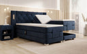 Livano Velvet Electrically Adjustable Box Spring Bed with LED