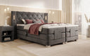 Livano Velvet Electrically Adjustable Box Spring Bed with LED