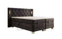 Livano Velvet Electrically Adjustable Box Spring Bed with LED