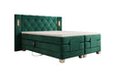 Livano Velvet Electrically Adjustable Box Spring Bed with LED