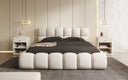 Designer Polsterbett Boston Stoff mit Stauraum