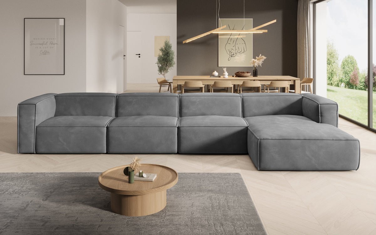 Designer Sofa Comfy L Maxi in Velvet
