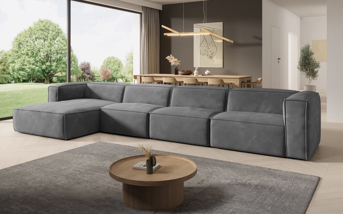Designer Sofa Comfy L Maxi in Velvet