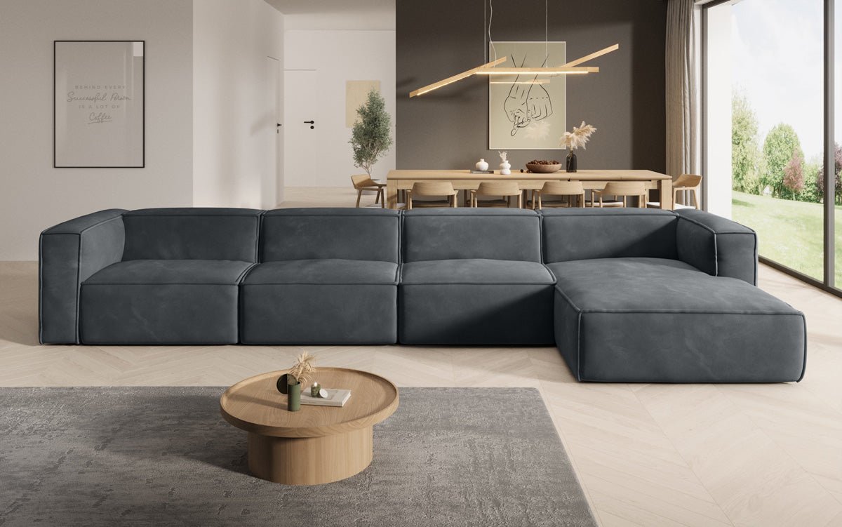 Designer Sofa Comfy L Maxi in Velvet