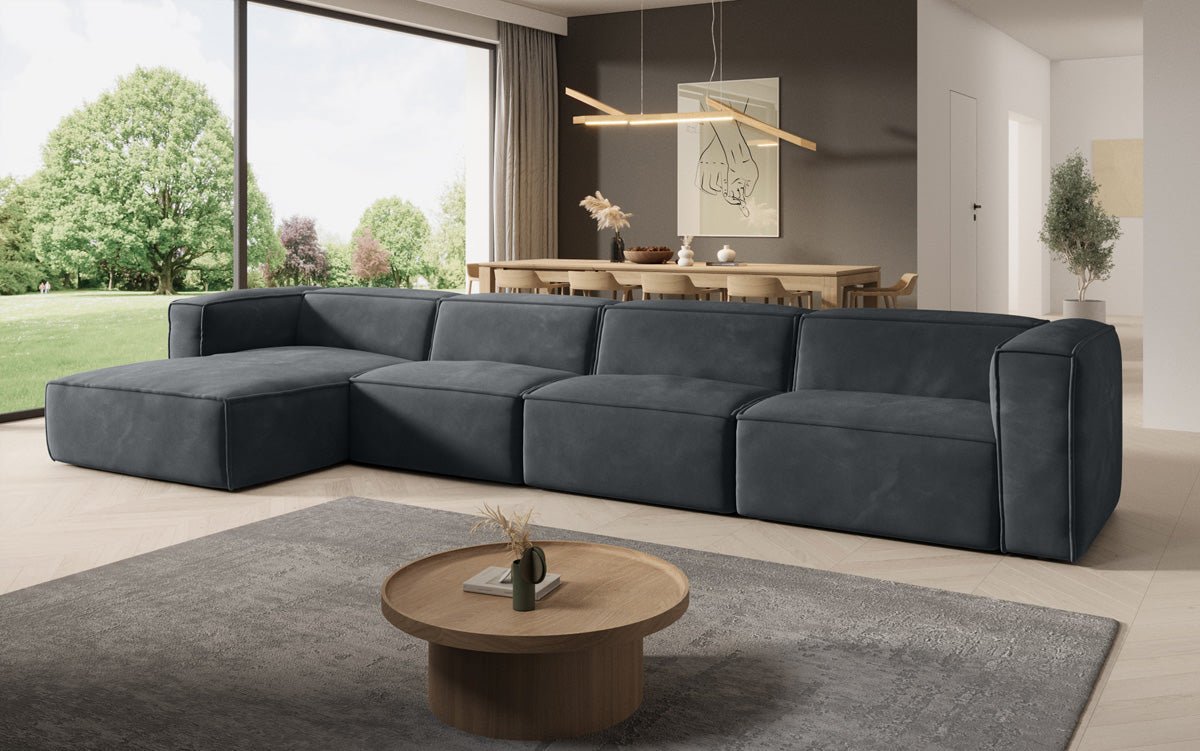Designer Sofa Comfy L Maxi in Velvet