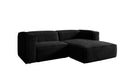 Designer corner sofa Comfy Mini in velvet