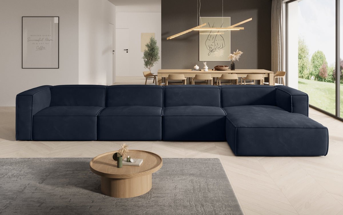 Designer Sofa Comfy L Maxi in Velvet