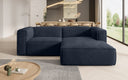 Designer corner sofa Comfy Mini in velvet