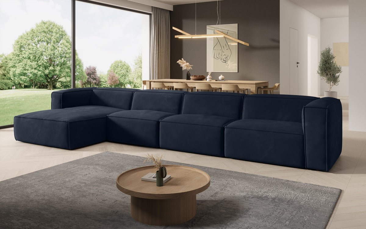 Designer Sofa Comfy L Maxi in Velvet