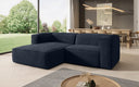 Designer corner sofa Comfy Mini in velvet