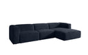 Designer Ecksofa Comfy in Samt