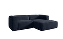 Designer corner sofa Comfy Mini in velvet