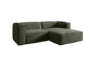 Designer corner sofa Comfy Mini in velvet