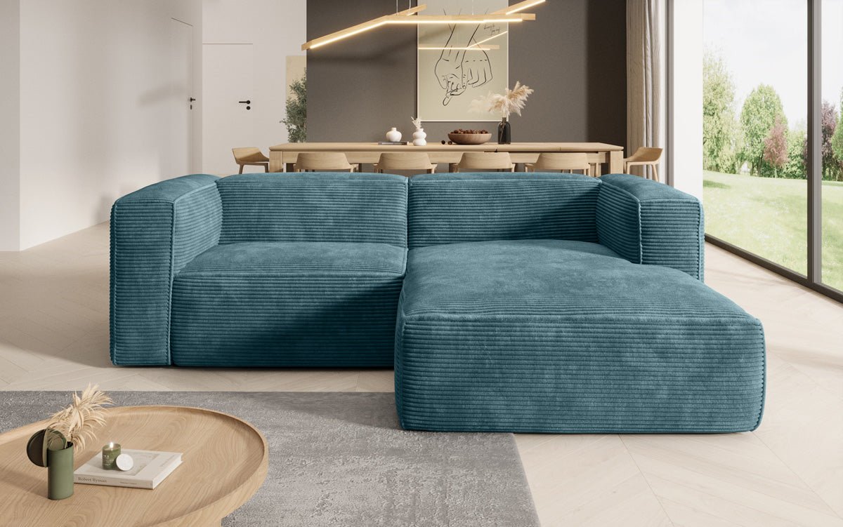 Designer Sofa Comfy L Mini in Corduroy