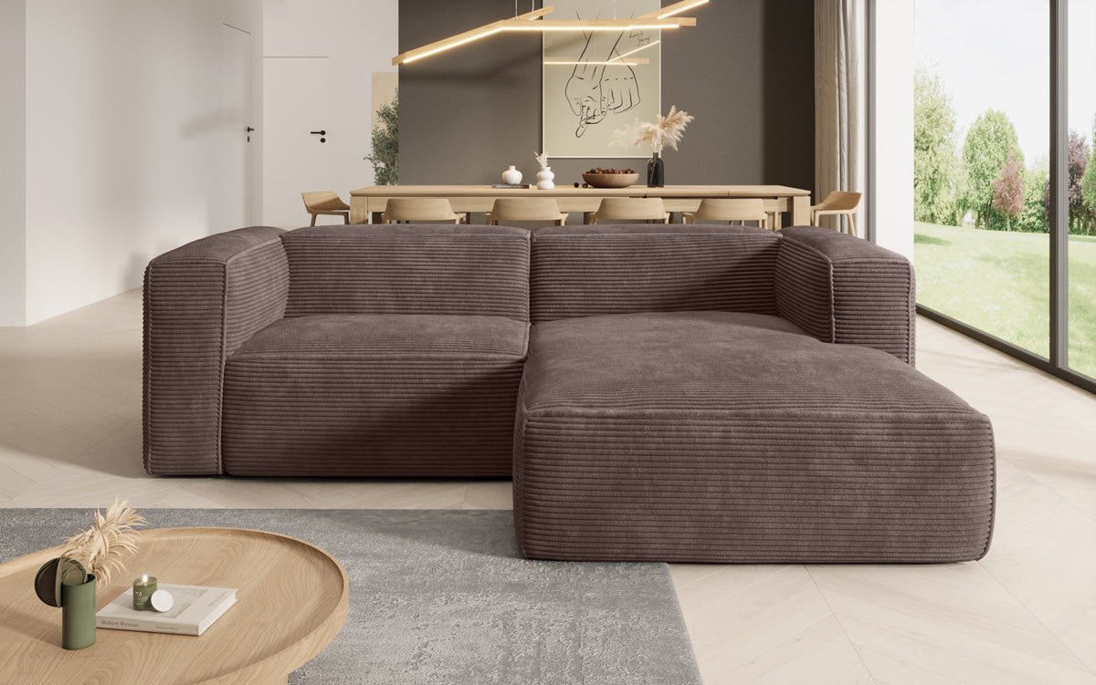 Designer Sofa Comfy L Mini in Corduroy