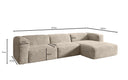 Designer-Ecksofa Comfy a Cord