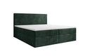 Soft Box Spring Bed in Corduroy with Storage