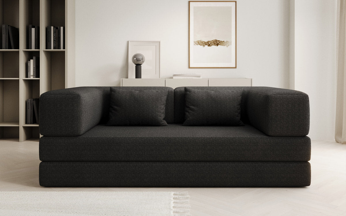 Designer Sofa Lazy 3 Sëtzer a Bouclé