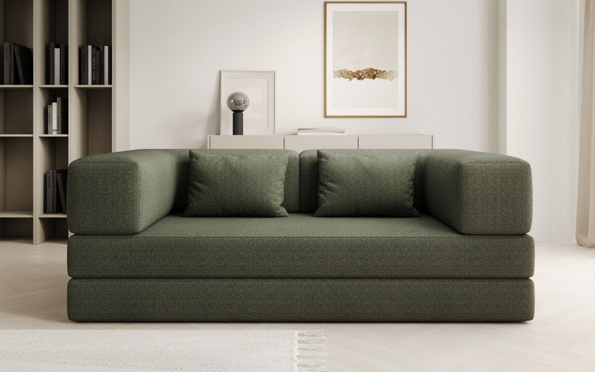 Designer Sofa Lazy 3 Sëtzer a Bouclé