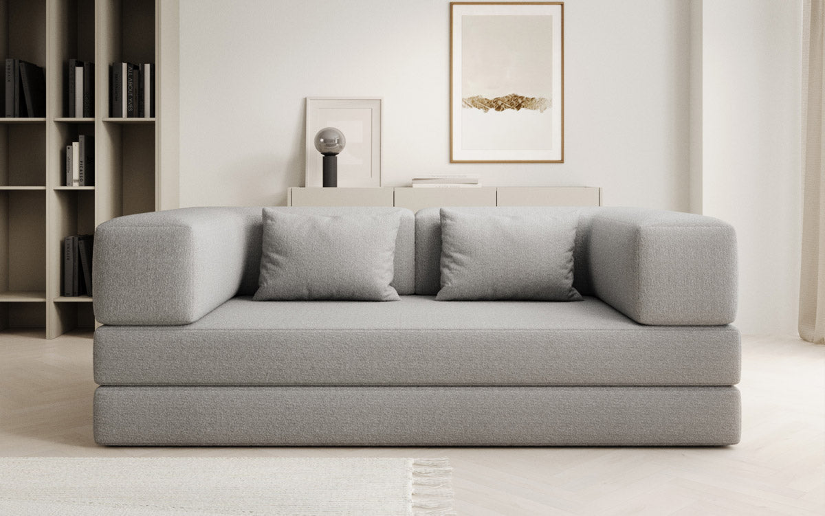 Designer Sofa Lazy 3 Sëtzer a Bouclé