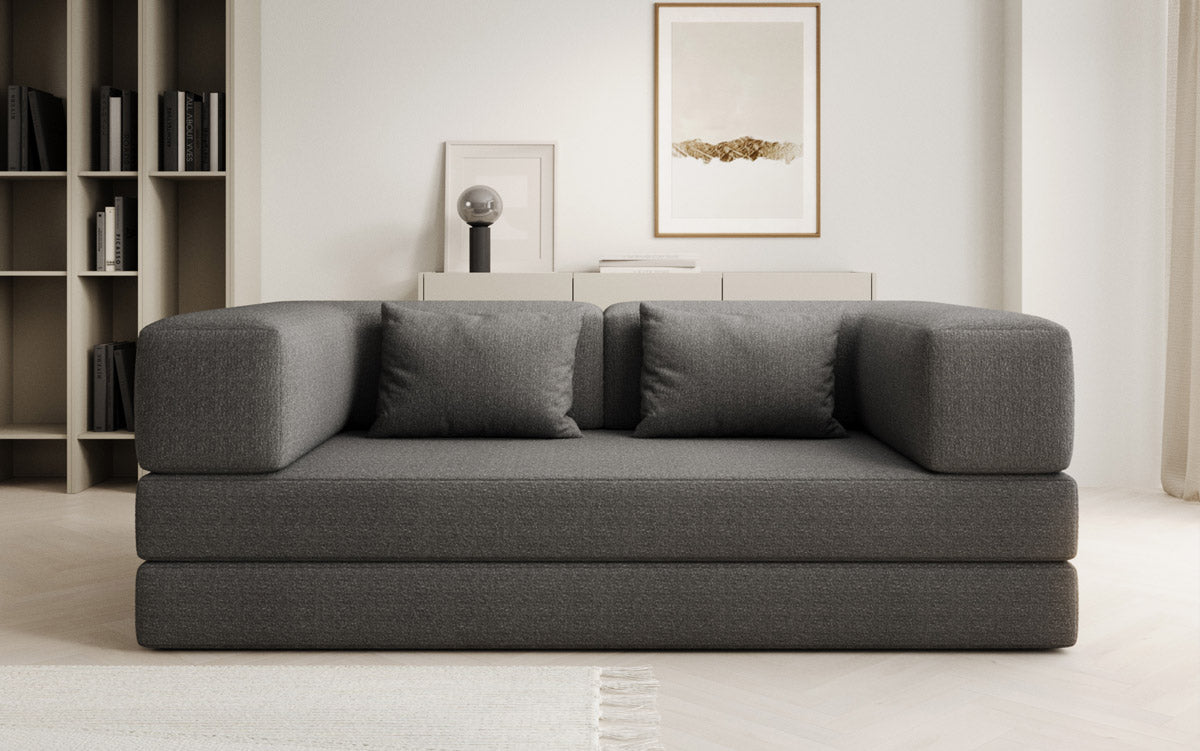 Designer Sofa Lazy 3 Sëtzer a Bouclé