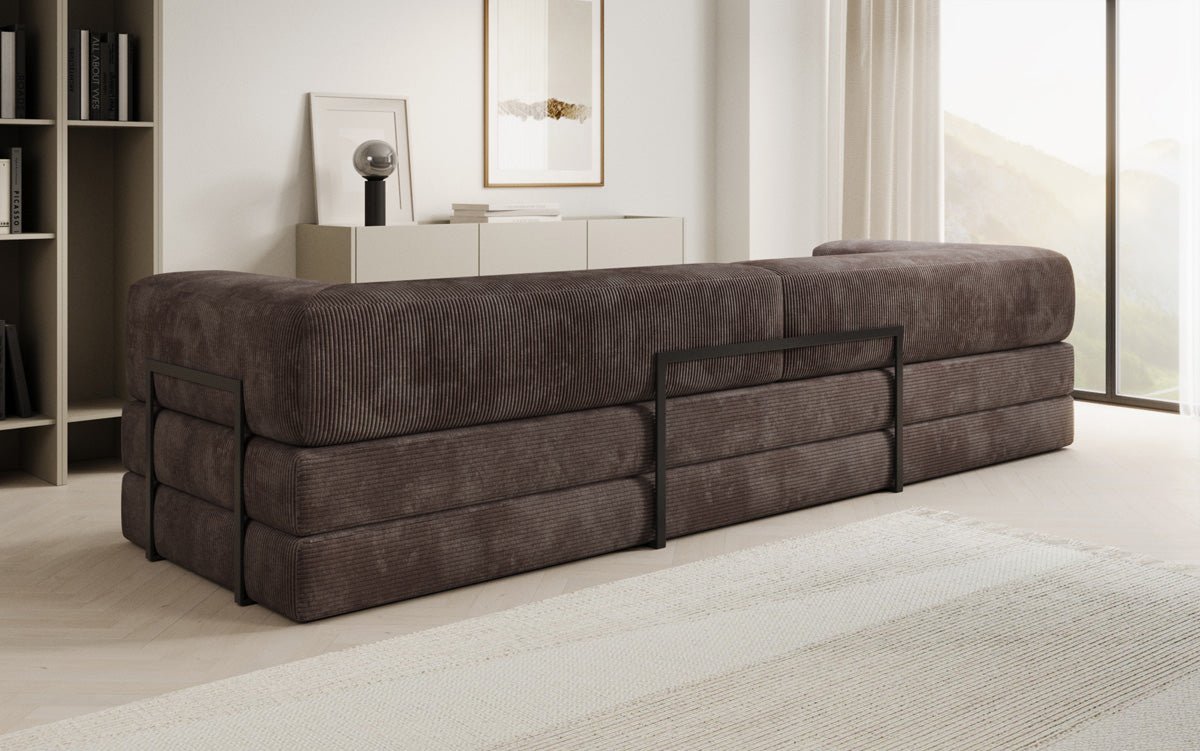 Designer Sofa Lazy 3 Sëtzer XXL a Kord
